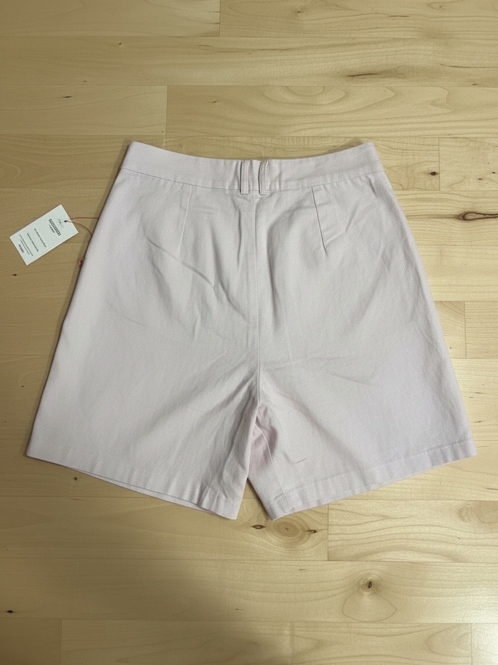 NWT Topshop Size 8 Lilac Longline Linen Blend Shorts - Picture 6 of 9